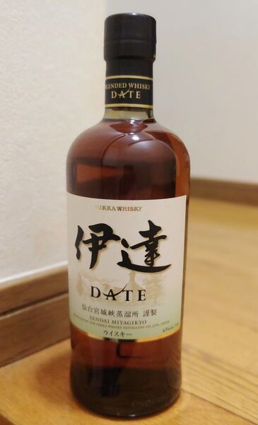 【宮城県限定】ニッカウイスキー 伊達 43度 700ml 箱なし