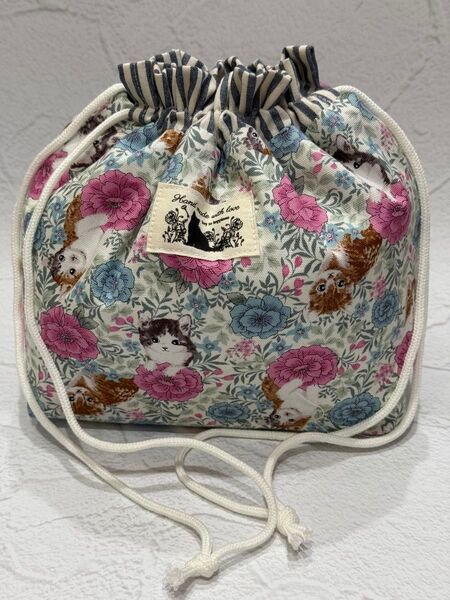 1491 ラスト☆ 保冷お弁当袋 ハンドメイド