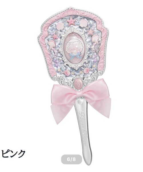 フラワーノーズ シェルズジュエル コレクション ハンドミラー ピンク