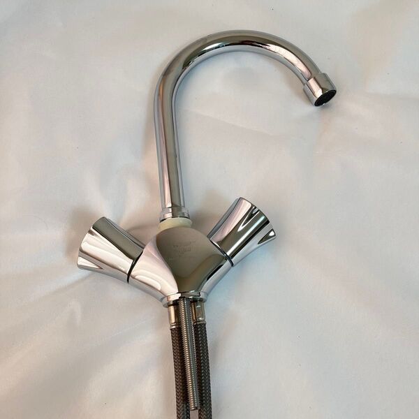 Grohe ドイツグローエダブルハンドル洗面台蛇口洗い高出水口 21337001