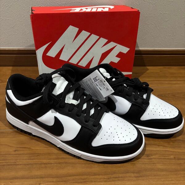 新品 NIKE ナイキ DUNK ダンク LOW ブラック ホワイト 29.0