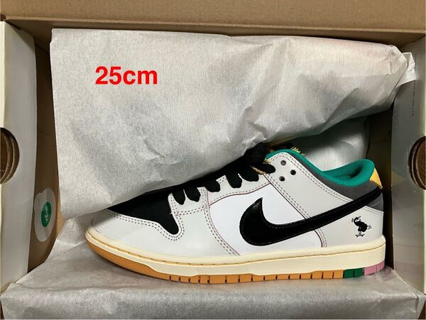 CSEF×NIKE SB DUNK LOW PRO QS "White and Black"【25cm】タグ付、新品、未使用