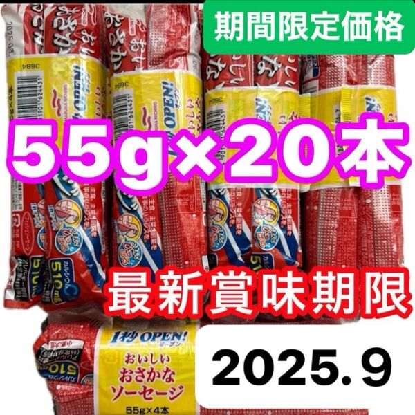 フィッシュソーセージ おさかなソーセージ お魚ソーセージ 大きいサイズ 20本 まとめ売り おつまみ おかず 食品 おやつ