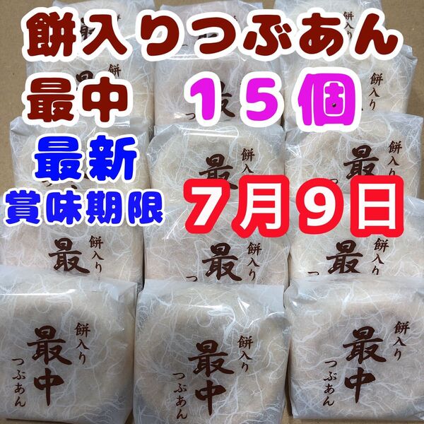 最新7月9日 最中 餅入り 粒あん 餅入りつぶあん最中 薄皮もなか 和菓子詰め合わせ お茶請け つぶあん お菓子詰め合わせ