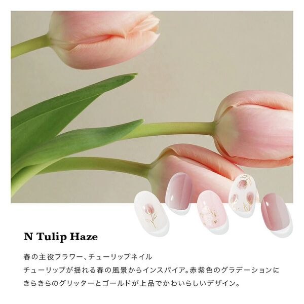 【公式】N Tulip Haze:ND-075-J/ ohora gelnails nail オホーラ ネイル ジェルネイル