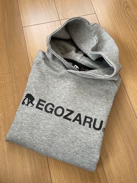 【美品】EGOZARU パーカー L グレー バスケット エゴザル プルオーバー スウェット