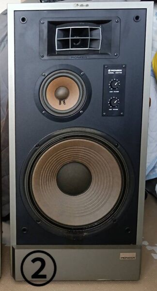 ② 説明文必須!後一つ出品してます。PIONEER スピーカー CS-F75