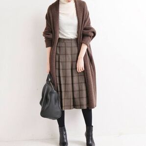 イエナ ウールタックキュロットパンツ
