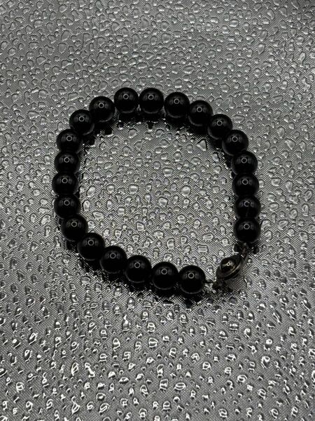 黒真珠風 磁気ブレスレット 法要