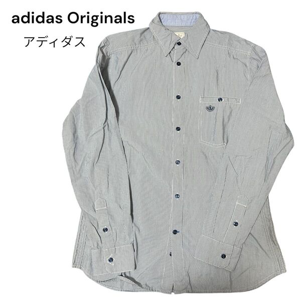 adidas Originals アディダスオリジナルス 長袖シャツ トレフォイルロゴ刺繍