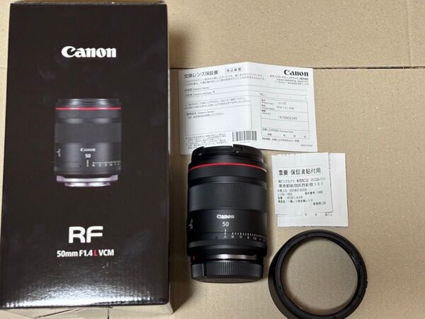 新品(未使用) CANON RF 50mm F1.4 L VCM レンズ