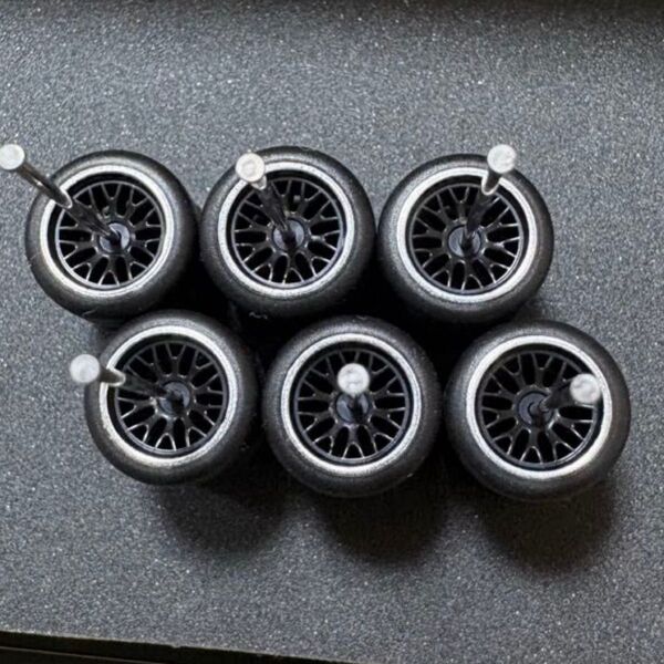 1/64ミニカー用ホイール3台分セット ホットウィール・トミカ等に NO60