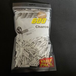 手巻きタバコフィルター PURE ピュア600 スーパースリムチャコールフィルター バリューパック