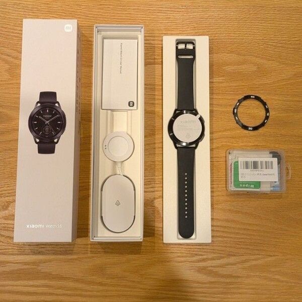Xiaomi Watch S3 ブラック 交換用ベゼル付き