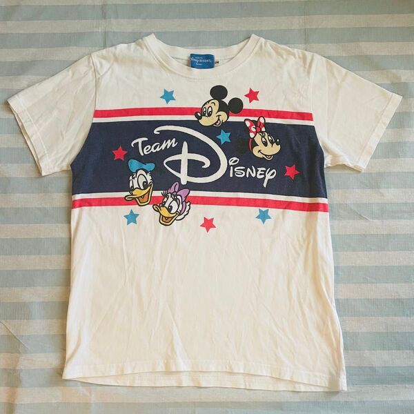 【150】チームディズニー 半袖Tシャツ 半袖 Tシャツ ディズニーリゾート限定 Team Disney ミッキー ミニー