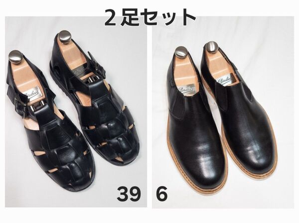 Paraboot パシフィック 39 フォトン 6 2足セット PACIFIC PHOTON パラブーツ