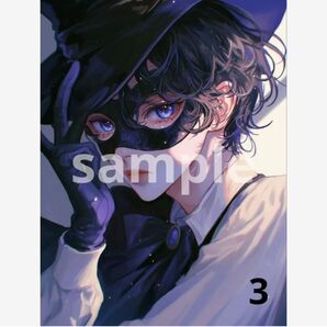 【3】 オリジナル 人物ステッカー 男の子