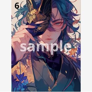 【6】 オリジナル 人物ステッカー 男の子