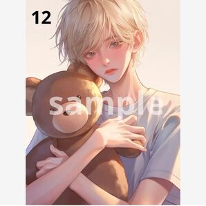 【12】 オリジナル 人物ステッカー 男の子