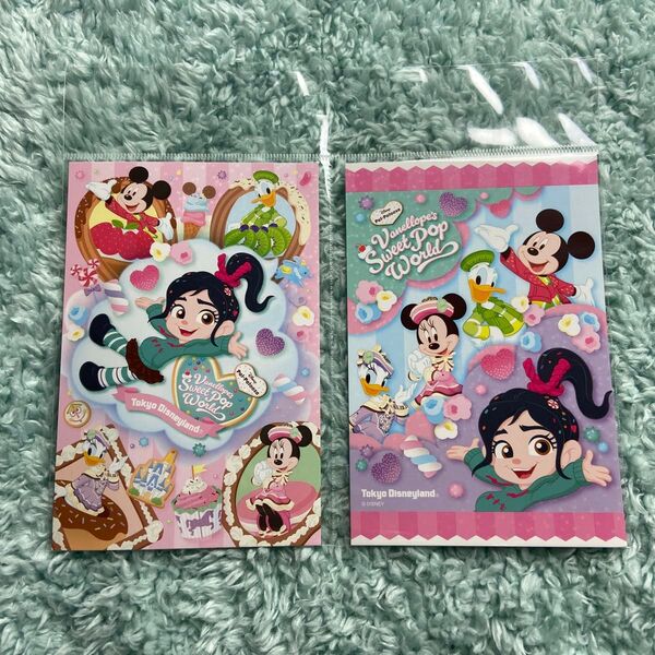 ディズニー パルパルーザ ヴァネロペのスウィーツ・ポップ・ワールド シュガーラッシュ ポストカード