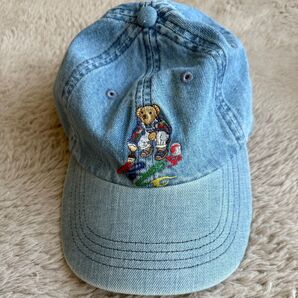 ラルフローレン 帽子 ポロベア デニム