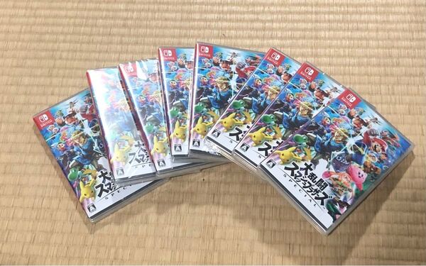 大乱闘スマッシュブラザーズ 8本セット 新品未開封 シュリンク付き Switch Nintendo