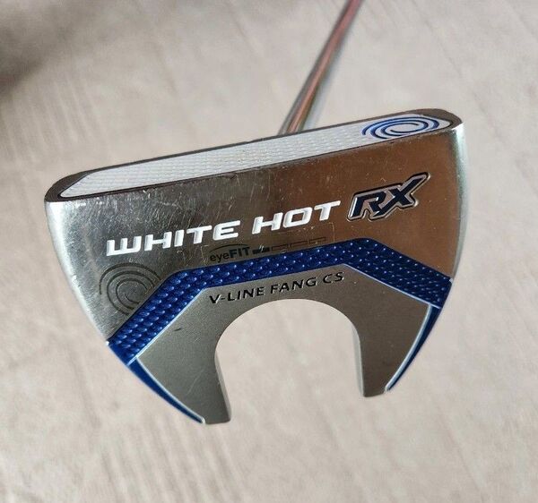 オデッセイ ホワイトホット センターシャフト パター WHITE HOT RX V-LINE FANG CS 33インチ
