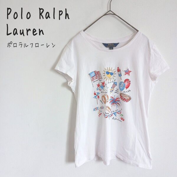 【Polo Ralph Lauren】半袖Tシャツカットソー 刺繍 綿100%