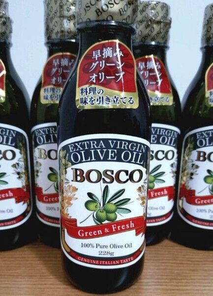 BOSCO エクストラバージンオリーブオイル 228g 5本セット