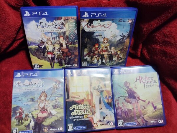 PS4 ライザのアトリエ マリーのアトリエ ユミアのアトリエ 5本セット