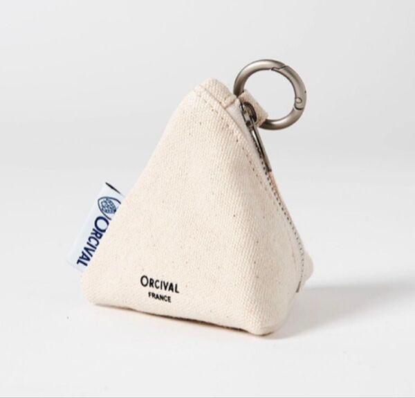 未使用 非売品 ORCIVAL オーシバル 三角形ポーチ コインケース リング付き ノベルティ メンズ レディース