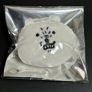 自分ツッコミくま ナガノのくまと仲間たち 販促おかおぬいぐるみバッジ ナガノのくま(くやしい)