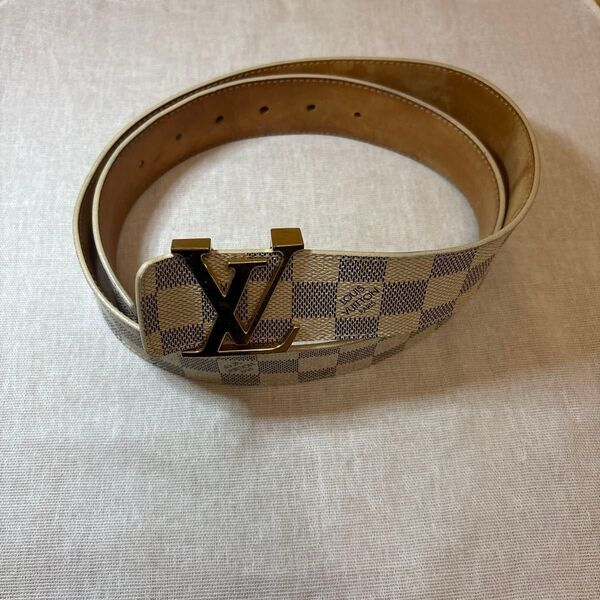 LOUIS VUITTON ルイヴィトン ベルト ダミエ アズール