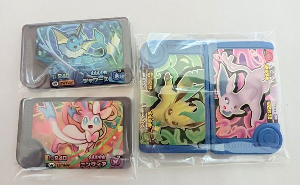 ポケモンフレンダ ワンダーピック ニンフィア シャワーズ トレジャー エーフィ リーフィア ブイズ まとめ売り 4枚