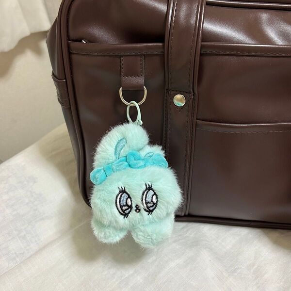 エスターバニー キーホルダー ぬいぐるみ マスコット 白 ピンク 紫 緑