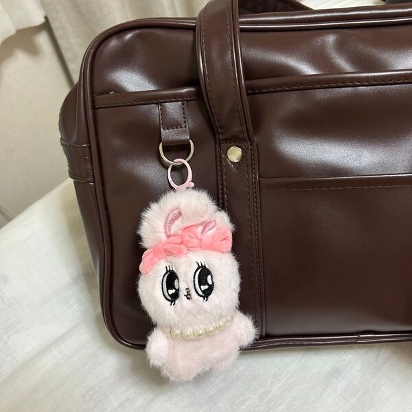エスターバニー キーホルダー ぬいぐるみ マスコット 白 ピンク 紫 緑