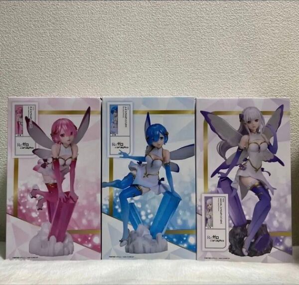 リゼロ ジュエルプリンセス 1/7スケールフィギュア 全種 ラウンドワン限定