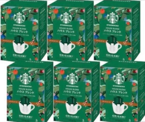 スターバックス オリガミ ハウスブレンド 30袋 ドリップコーヒー 11月15日 6箱分 約1ヶ月分 格安 コーヒー スタバ