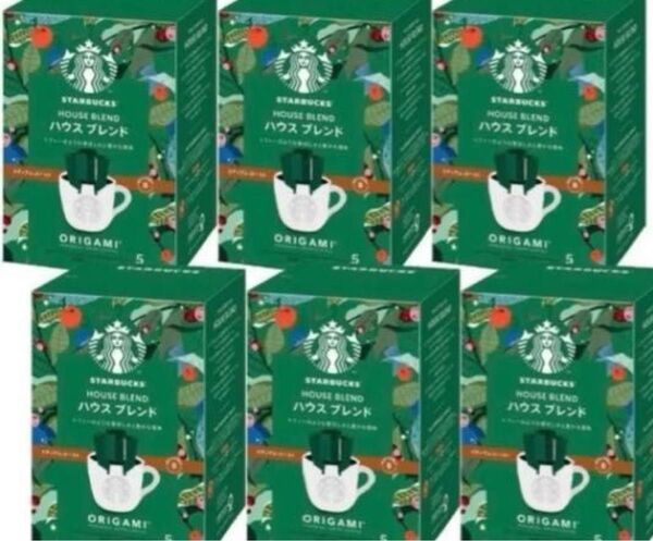スタバ スターバックス オリガミ ハウスブレンド 30袋 ドリップコーヒー 賞味期限11月15日 6箱分 約1ヶ月分 コーヒー