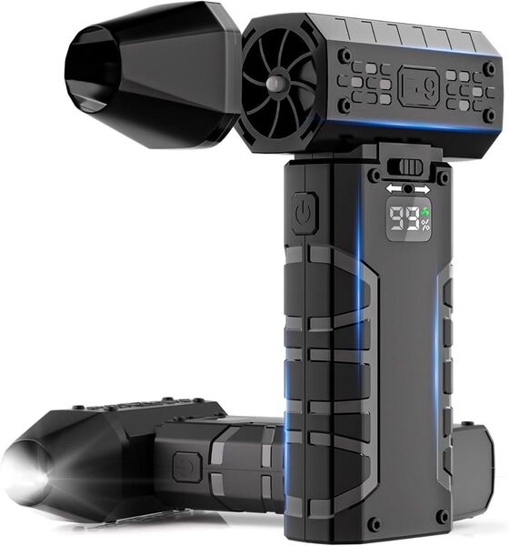 DotJoy【Amazon 限定ブランド】エアダスター ブロワー 小型 【1秒で即起動 ・ 強力風量モード】電動エアダスター
