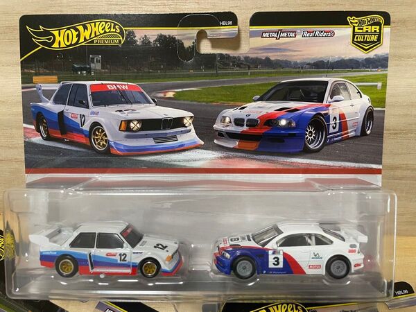 ホットウィール プレミアム カーカルチャー BMW 320 グループ5 BMW M3 GTR 2台セット