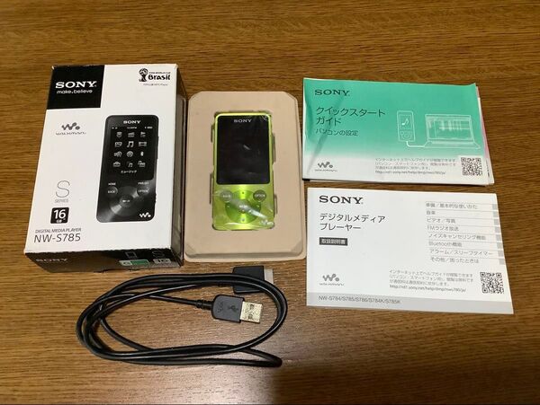 SONY ウォークマン NW-S785 ライムグリーン 16GB 動作確認済み