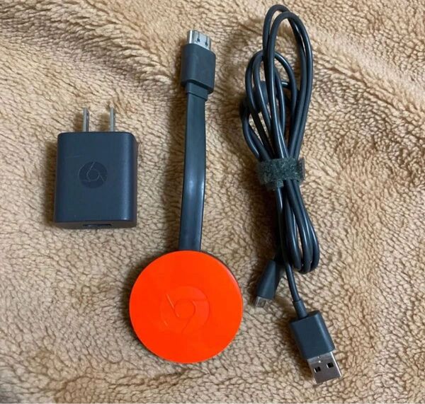 【純正正規品】 Google Chromecast 第2世代クロームキャスト 赤 コーラル coral RED