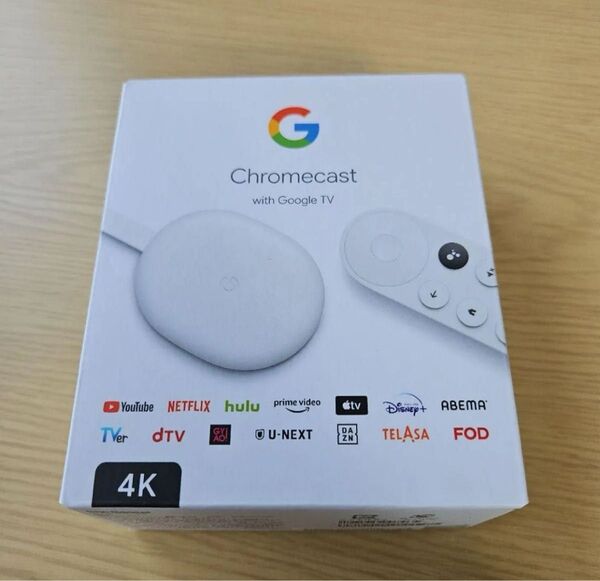 正規品 純正 Google Chromecast with TV クロームキャスト 4K