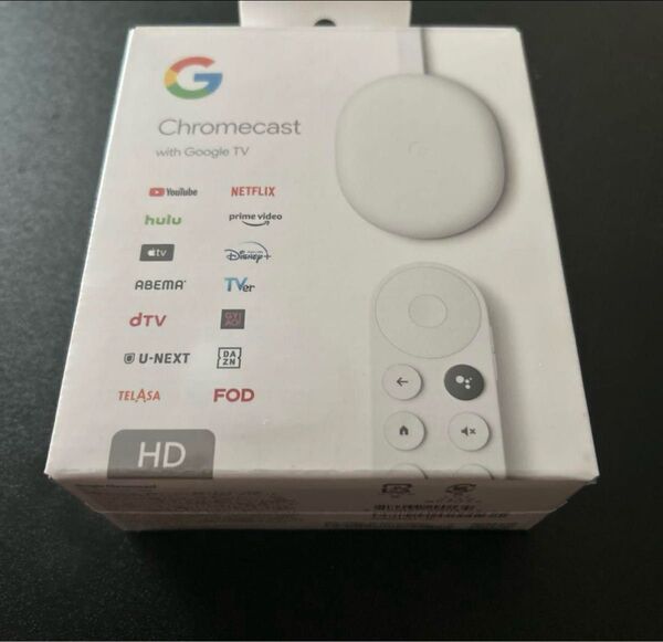 新品 未開封 未使用 正規品 純正 Google Chromecast with TV クロームキャスト HD
