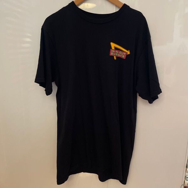 IN-N-OUT BURGER ロゴTシャツ 黒 メンズM