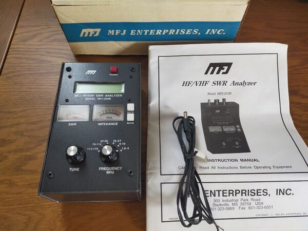 MFJ MFJ-259B アンテナアナライザー 1.8~170MHz