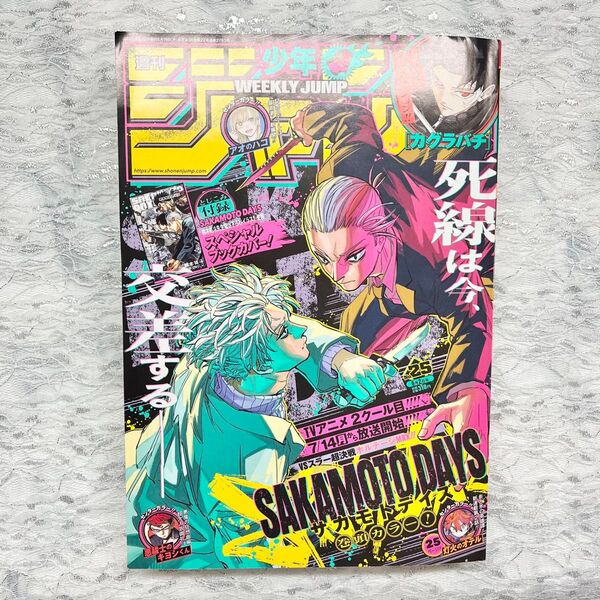 週刊少年ジャンプ25号 2025年5月19日発売 付録なし 葉書有 サカモトデイズ
