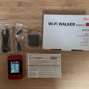 au Wi-Fi WALKER WiMAX2+ HWD15 モバイルルーター