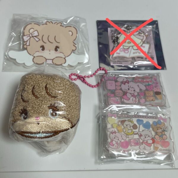 mikko ガチャガチャ ポーチ キーホルダー アクキー popup アクリルクリップ ラテ スフレ キャミー パフ